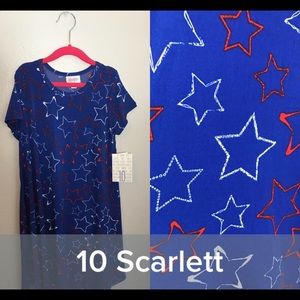 LulaRoe Scarlett, Size 10. Americana.